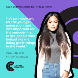 Alex Estanislao in Asian and Pacific Islander Heritage Month Q&A graphic