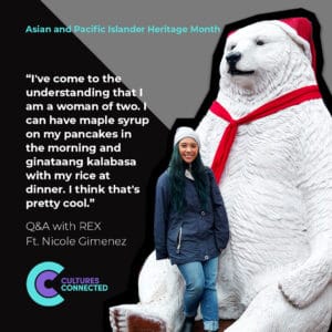 Nicole Gimenez in Asian and Pacific Islander Heritage Month Q&A graphic