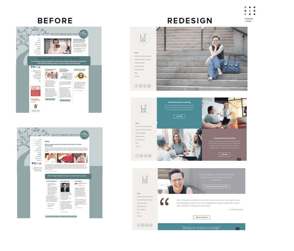 The REX Agency | What are the Results of Investing In Your Brand? - LZRK before and after