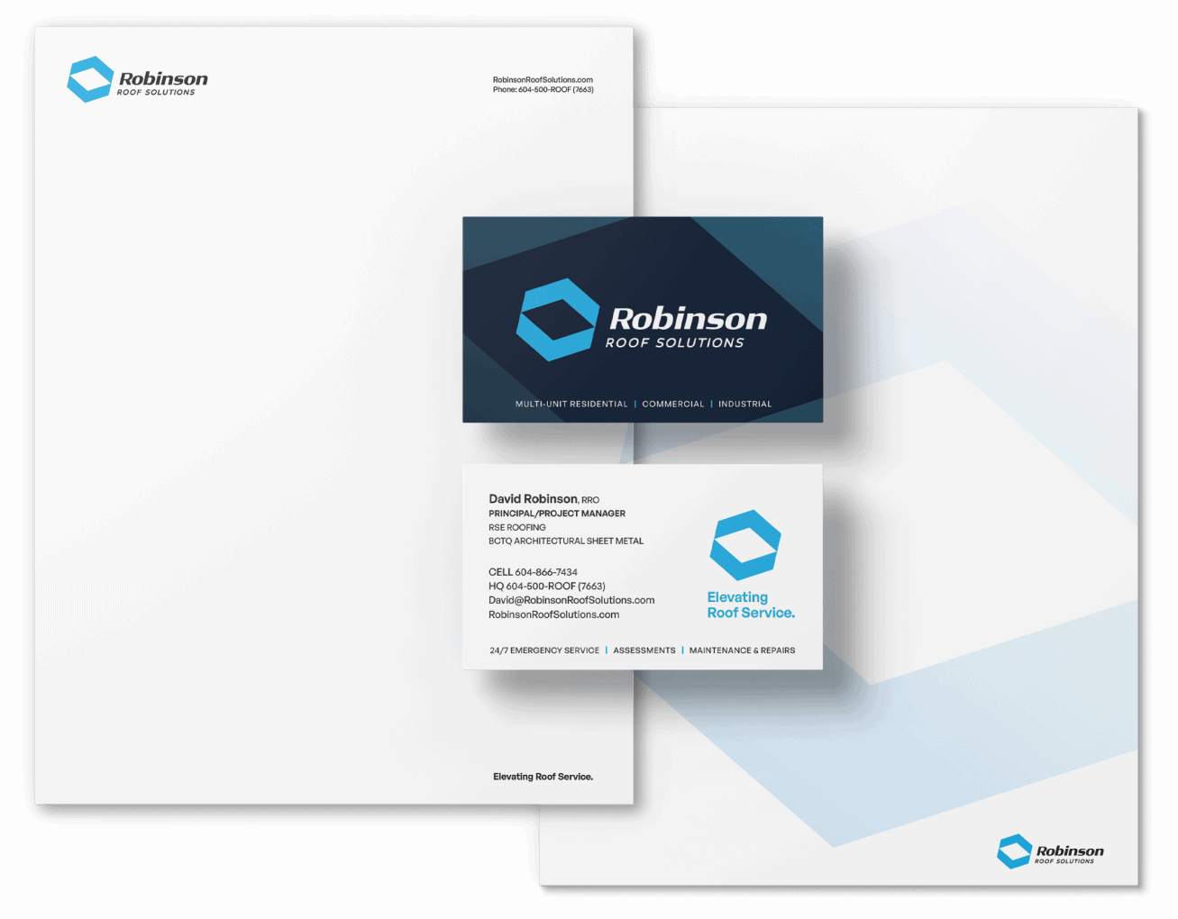 The REX Agency | Robinson Roof Solutions - Robinson_Letterhead_BusCard_618 copy 1
