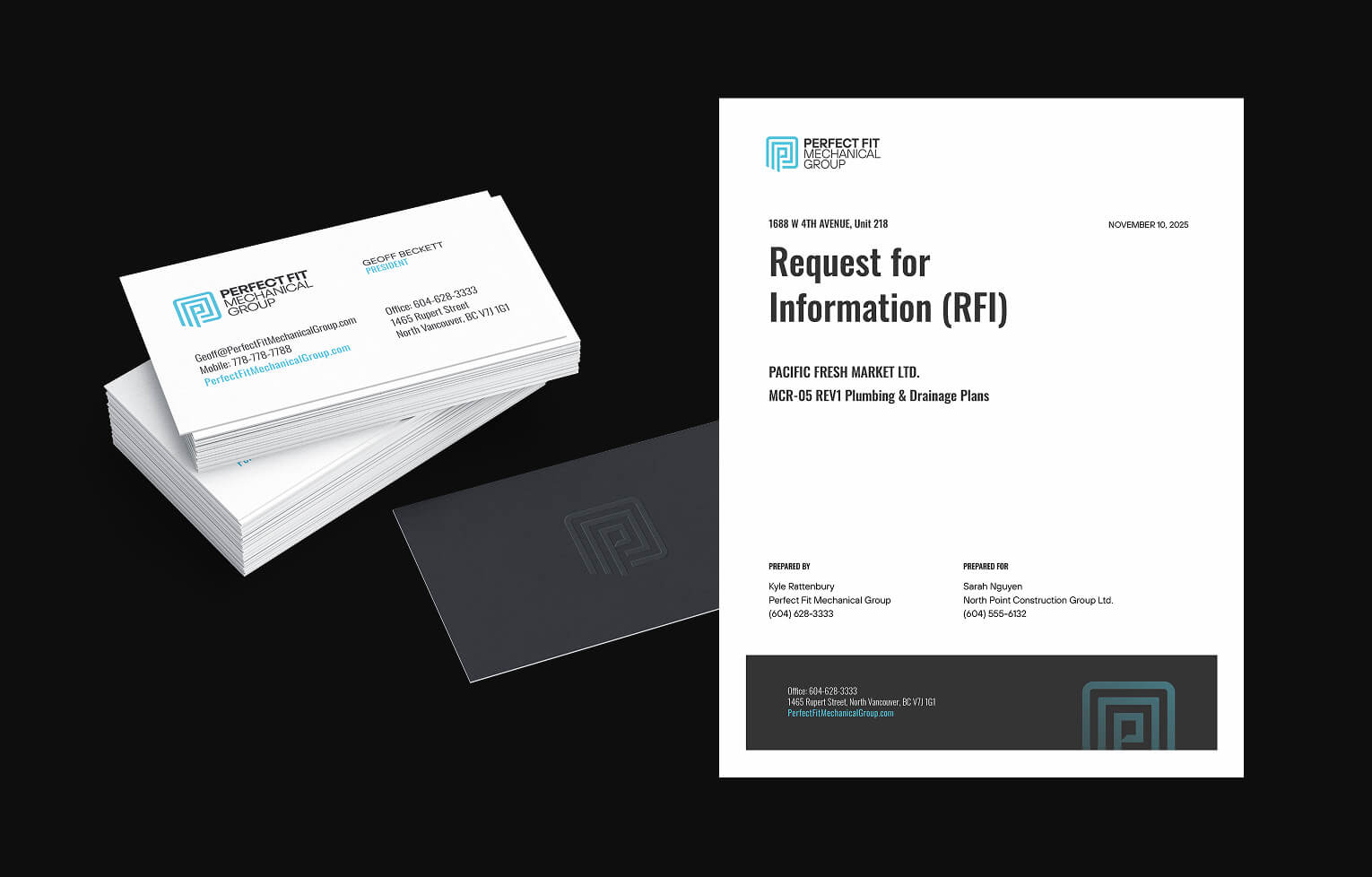 The REX Agency | Perfect Fit - pf-porfolio-stationery