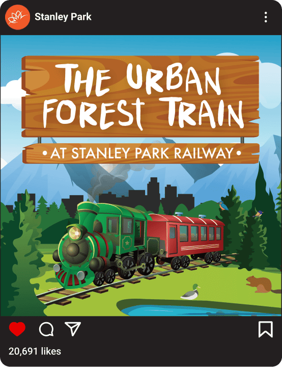 The REX Agency | City of Vancouver (Stanley Park Railway) - van-post1