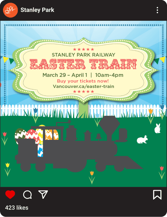 The REX Agency | City of Vancouver (Stanley Park Railway) - van-post2